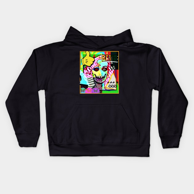 bad art program | beauty pageant influencer gear Kids Hoodie by Tiger Picasso